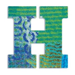 Djeco Dekorbetű - H - Peacock letter
