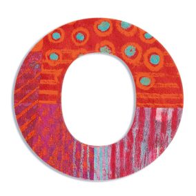 Djeco Dekorbetű - O - Peacock letter