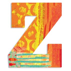 Djeco Dekorbetű - Z - Peacock letter