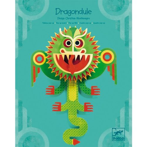 Djeco 3D-s faldekoráció - Sárkány - Dragon