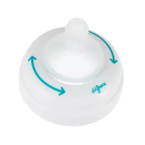   Szilikon cumi gyűrűvel a Difrax 1-2-3 Variflow széles cumisüveghez