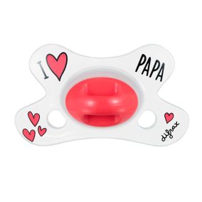 Difrax anatomikus cumi I LOVE PAPA 0+