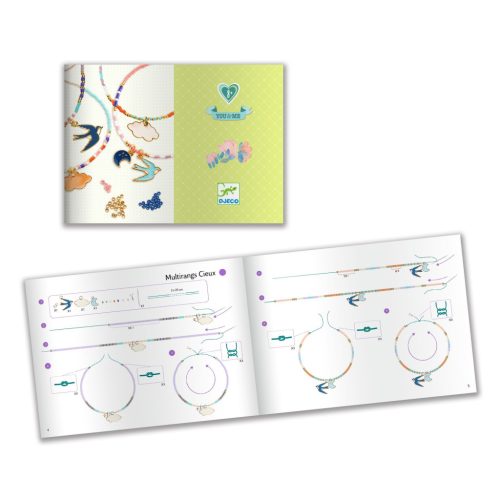Djeco Ékszerkészítő készlet - Páros fecskék - Sky Multi-wrap