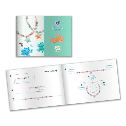 Djeco Ékszerkészítő készlet - Páros csillagok - Star Heishi