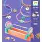   Djeco Ékszerkészítő készlet - Kék makramé karkötők - Blue macrame bracelets