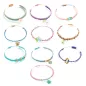   Djeco Ékszerkészítő készlet - Kék makramé karkötők - Blue macrame bracelets