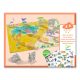 Matricázós sztorik, 3D - Állati élőhelyek - Lift-up stickers - Animals