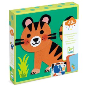   Djeco Kollázs műhely - Puha állatok filcből - Soft Animals