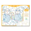 Djeco Meglepetés színező - Erdei állatok - Woodland families