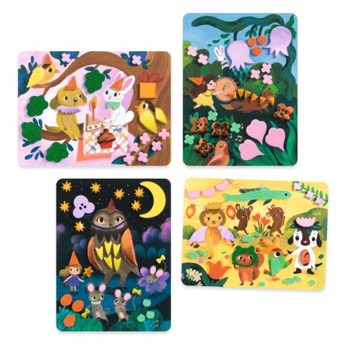 Djeco Kollázs műhely - Csillogó találkozók - Sparkling Parties