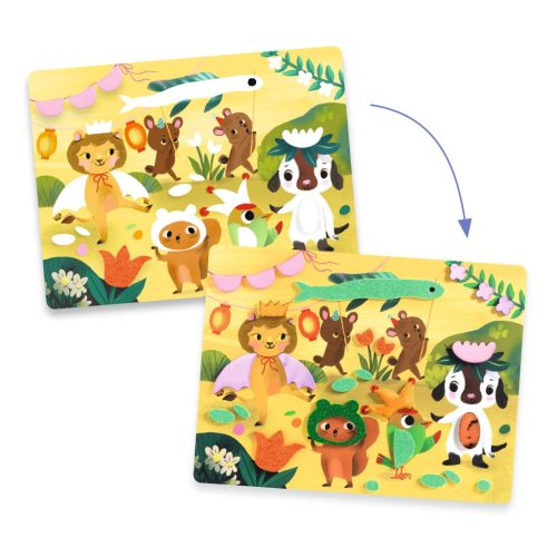 Djeco Kollázs műhely - Csillogó találkozók - Sparkling Parties