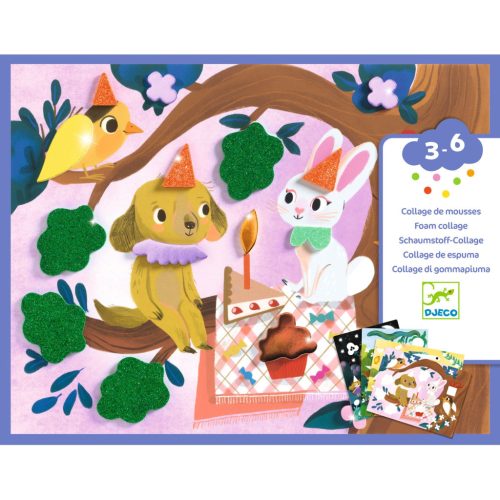 Djeco Kollázs műhely - Csillogó találkozók - Sparkling Parties
