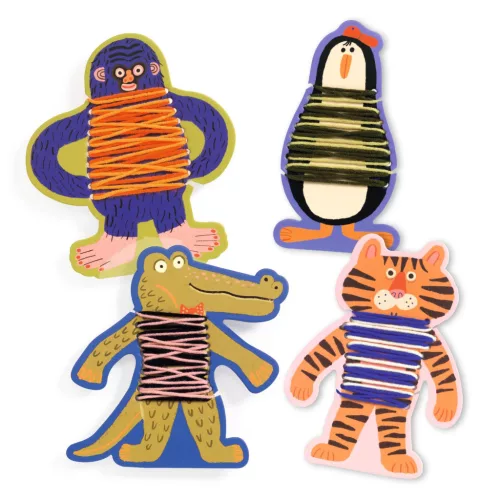 Djeco Varrás és szövés - Első állati pulóverek - Animal Sweaters