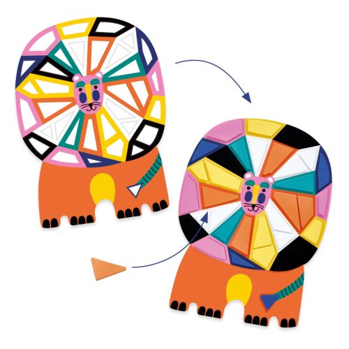 Djeco Kollázs műhely - Afrikai mozaikok - Africa