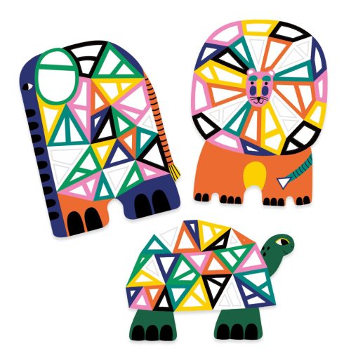 Djeco Kollázs műhely - Afrikai mozaikok - Africa