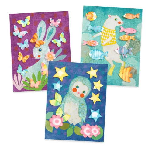 Djeco Itatóspapír színező - Csak kreatívan - With blotting paper