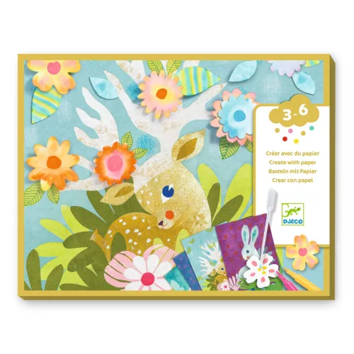 Djeco Itatóspapír színező - Csak kreatívan - With blotting paper