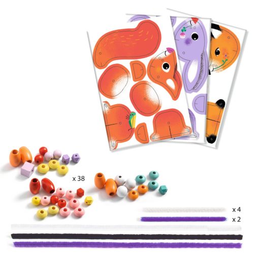 Djeco Fűzés - Cuki állatok - Cute animals