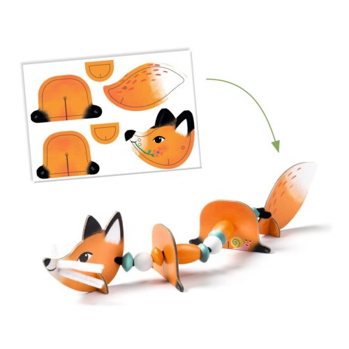 Djeco Fűzés - Cuki állatok - Cute animals