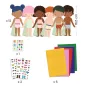   Djeco Papírbaba öltöztető - Fiúk-lányok - Soft dress-up