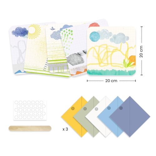 Djeco Első papírhajtogatások - 1, 2, 3… hajtás! - 1, 2, 3… fold!