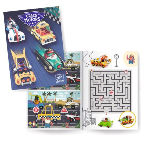 Djeco Display - Booklet - Crazy Motors