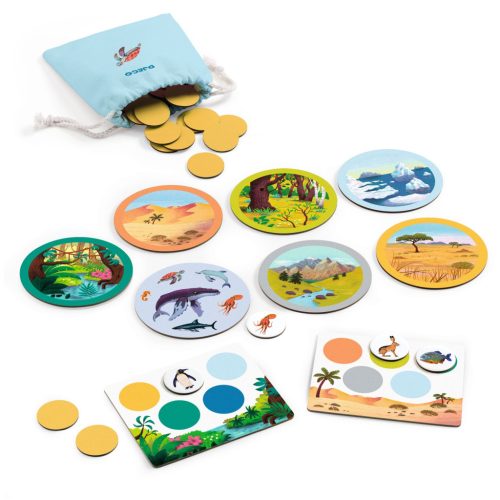 Képes lottó - Állatok és élőhelyeik - Naturo Mondo