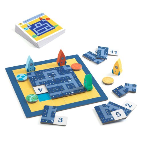 Djeco Logikai játék - Útkereső - Track Puzzle