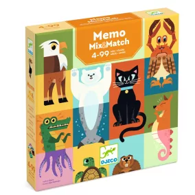   Djeco Társasjáték - Párkereső párbaj - Memo Mix and match