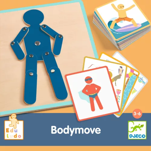 Djeco Fejlesztő játék - Mozdulatok - Bodymove