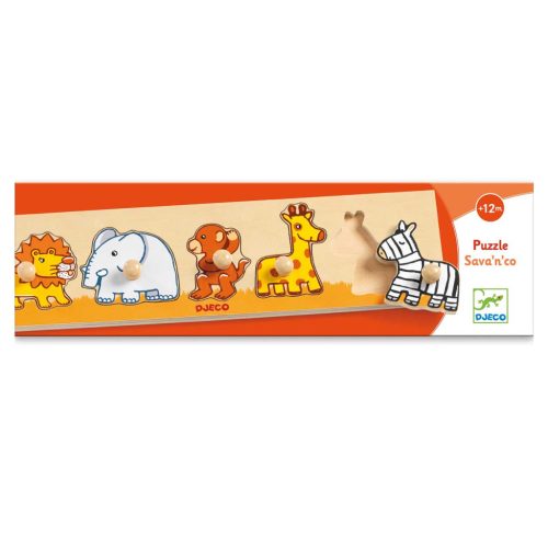 Djeco Formaillesztő, formaberakó - Szavanna - Savanna 