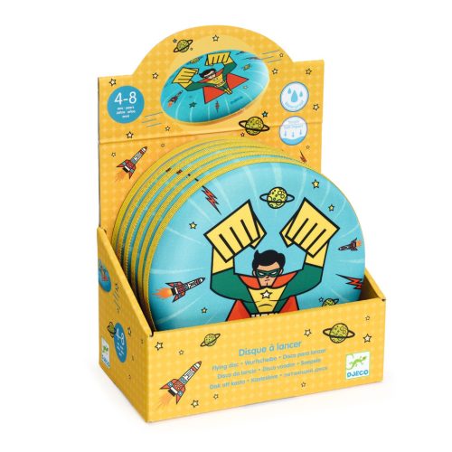 Djeco Frizbi - Repülő hős - Disque volant Flying Hero