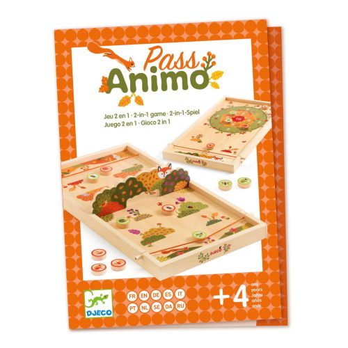 Djeco Ügyességi játék - 2 korongjáték - Pass Animo