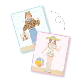   Djeco Mágneses képkirakó - Variációk 12 öltözetre - Inzebox Dressing