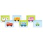   Djeco Mágneses képkirakó - Variációk 12 járműre - Inzebox Vehicles