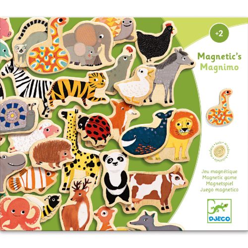 Djeco Mágneses képkészlet - Vonzó állatfigurák - Magnimo