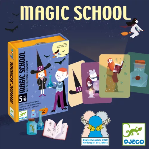 Djeco Kártyajáték - Varázsló iskola - Magic school
