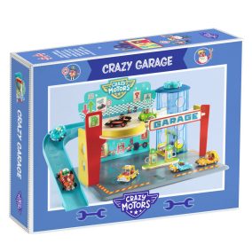 Djeco CRAZY MOTORS parkolóház - Garázs - Garage