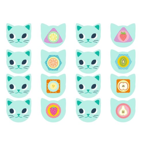 Djeco Szerepjáték - Pákosztos cica étkészlet - Greedy cats