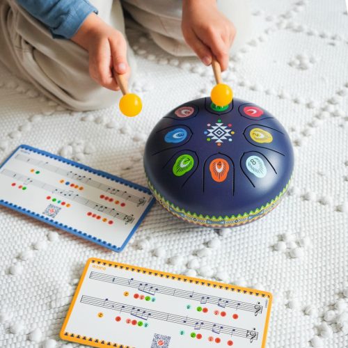 Djeco Játékhangszer - Rezgőnyelves acél dob - Metal drum