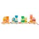 Djeco Húzható- és építőjáték - Kisvonat, 34 db-os - Créaroule, my little train