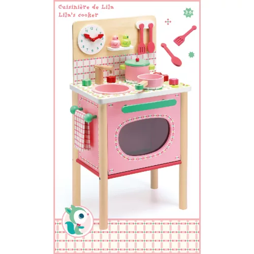 Djeco Szerepjáték - Lányos tűzhely - Girly cooker
