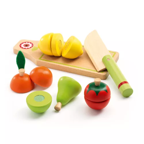 Djeco Szerepjáték - Szeletelhető gyümölcsök - Fruits and Vegetables to cut