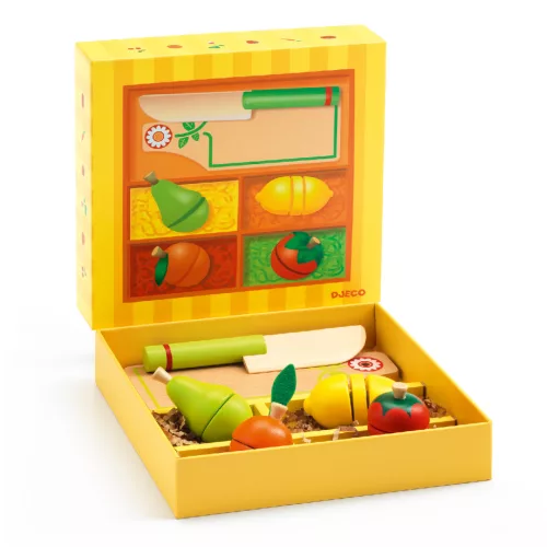 Djeco Szerepjáték - Szeletelhető gyümölcsök - Fruits and Vegetables to cut
