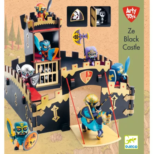 Djeco Arty Toys - Fekete lovagvár - Ze Black Castel