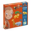Djeco Óriás puzzle - Marmoset és barátai, 4-6-9 db-os - Marmoset and friends