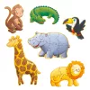 Djeco Óriás puzzle - Marmoset és barátai, 4-6-9 db-os - Marmoset and friends