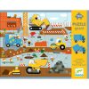 Óriás puzzle - Építkezés, 12+5 db-os - Construction site
