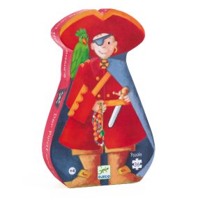   Djeco Formadobozos puzzle - Kalózok kincse, 36 db-os - The pirate and his treasure