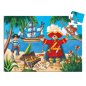   Djeco Formadobozos puzzle - Kalózok kincse, 36 db-os - The pirate and his treasure